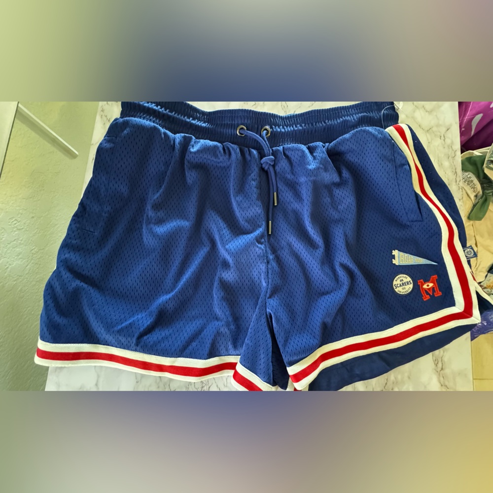 NWT Disney Parks Monsters Inc Monsters University Cheer Shorts XL - Picture 8 of 10